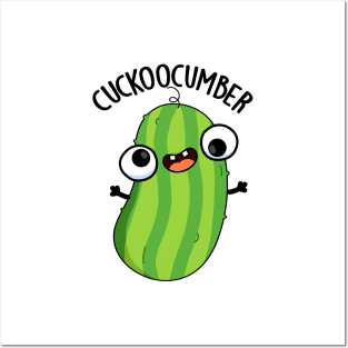 Cuckoocumber Funny Veggie Cucumber Pun Posters and Art